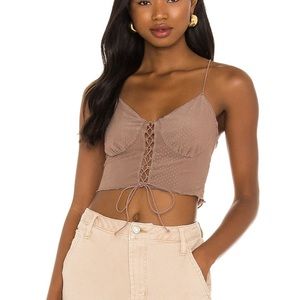NWOT nbd Shayana Top in Chestnut S